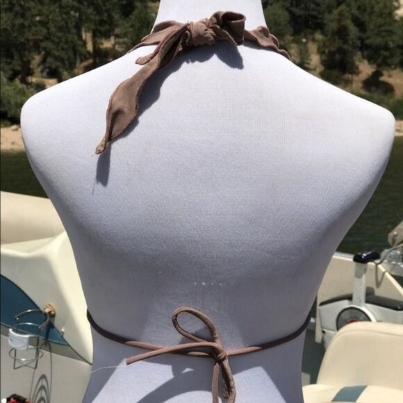 Triangle Bikini Top Brown - Picture 3 of 4